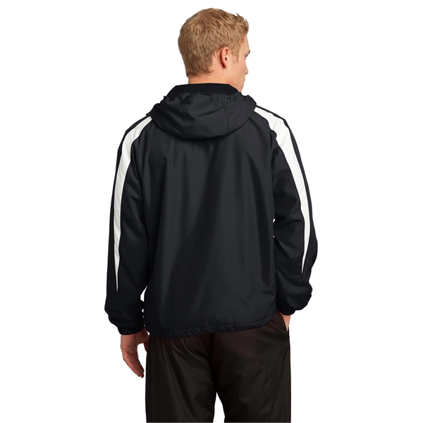 Sport-Tek Fleece-Lined Colorblock Jacket.