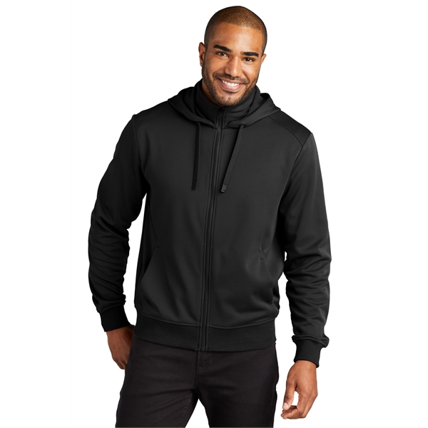 Port Authority Smooth Fleece Hooded Jacket