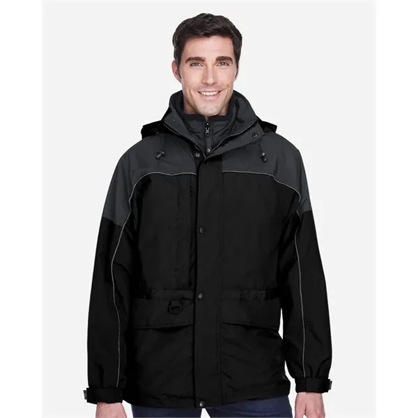 North End Men's 3-in-1 Two-Tone Parka