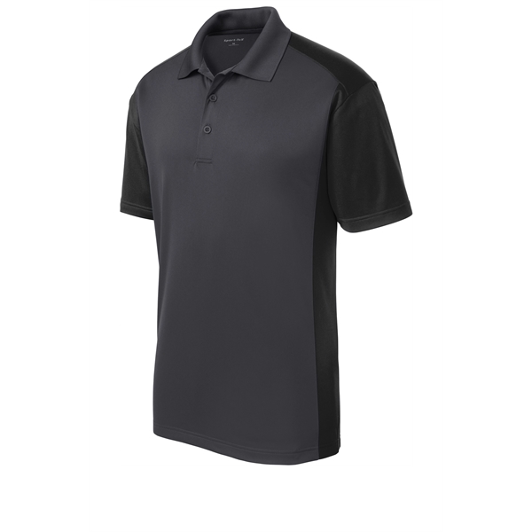 Sport-Tek Colorblock Micropique Sport-Wick Polo.