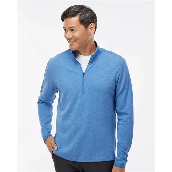 Adidas Men's 3-Stripes Quarter-Zip Sweater Pullover