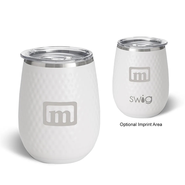 14Oz. Swig Life Golf Stainless Steel Stemless Wine Tumbler