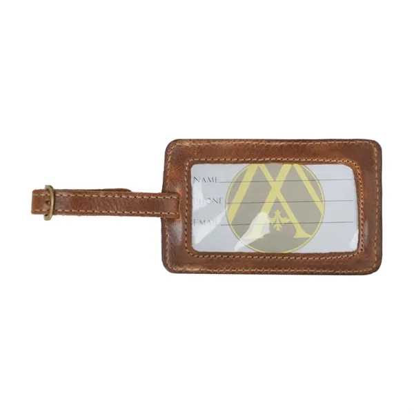 Andrew Philips® Leather Westbridge Leather Luggage Tag