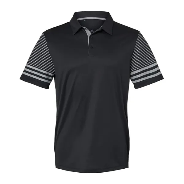 Adidas Men's Striped Sleeve Polo
