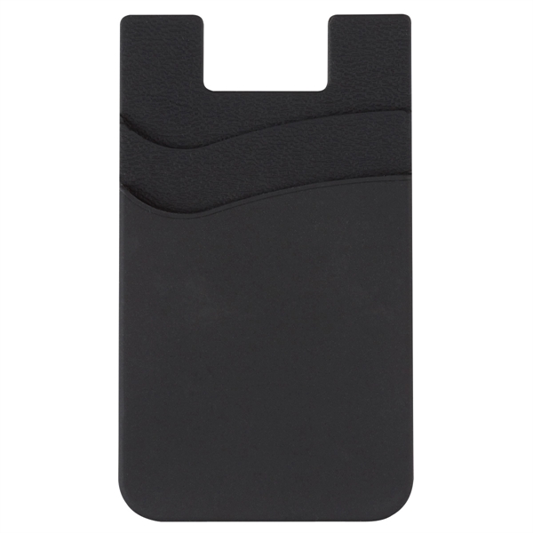 Dual Pocket Silicone Phone Wallet