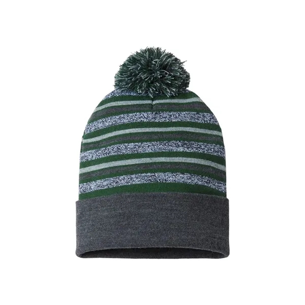 CAP AMERICA USA-Made Striped Beanie