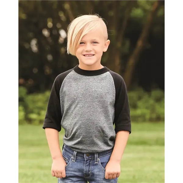 Augusta Sportswear Youth Three-Quarter Sleeve Baseball Je...
