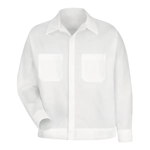 Red Kap Men's Button-Front Shirt Jacket