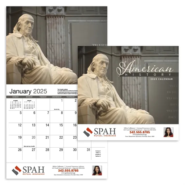 Products American History Appointment Calendar - Stapled