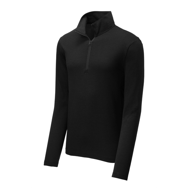 Sport-Tek PosiCharge Tri-Blend Wicking 1/4-Zip Pullover.