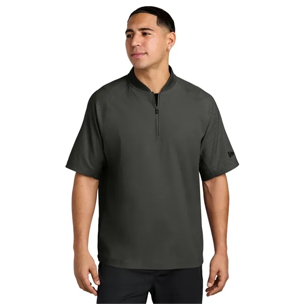 New Era Cage Short Sleeve 1/4-Zip Jacket.