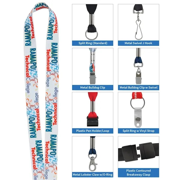 Good Value™ 3/4" Fine-Print Lanyard