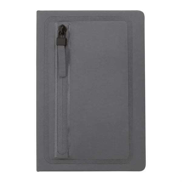 Sleek Zippered Pocket Journal