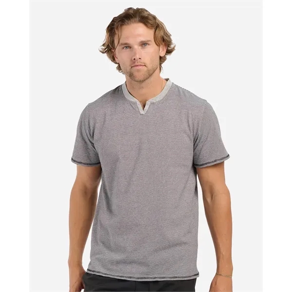 Boxercraft Men's Striped V-Notch T-Shirt