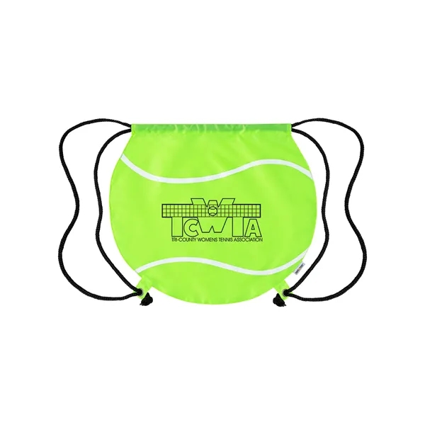 Game Time! Tennis Ball Drawstring Bag