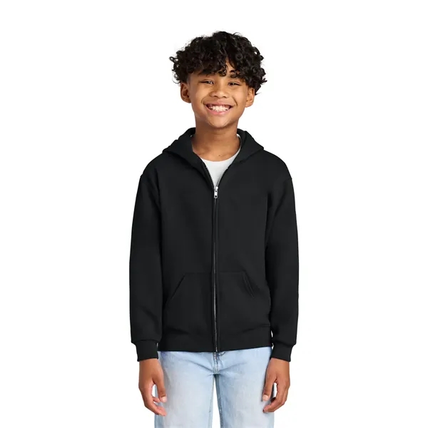 Jerzees - Youth NuBlend Full-Zip Hooded Sweatshirt.