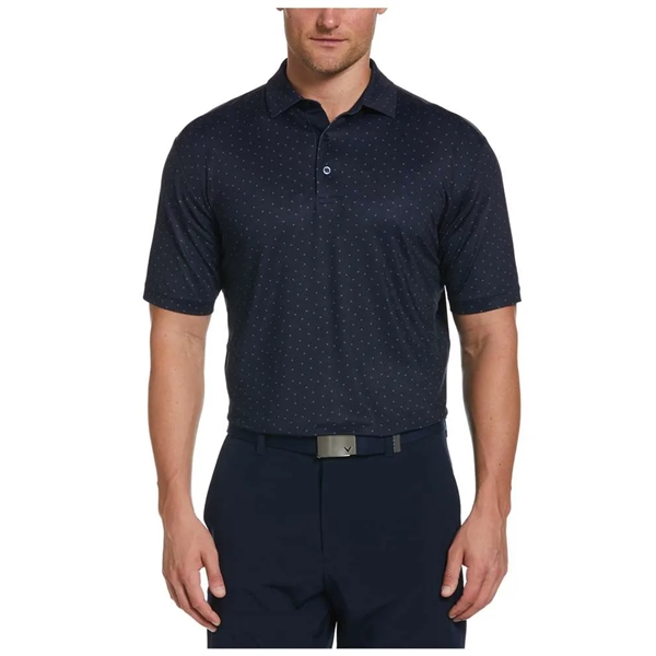 Callaway Men's Micro Chev Print Polo
