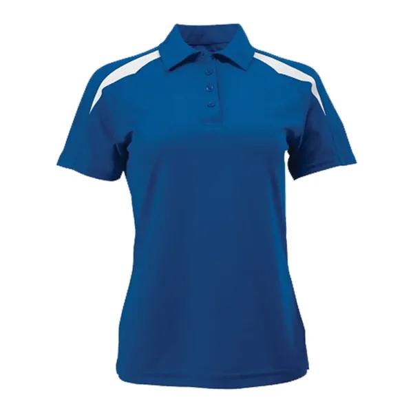 Paragon Women's Contrast Insert Mesh Polo