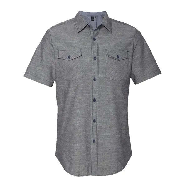 Burnside Men's Chambray Short Sleeve Shirt