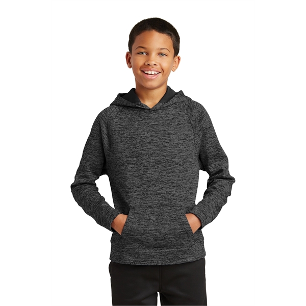Sport-Tek Youth PosiCharge Electric Heather Fleece Hooded...