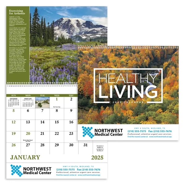Good Value™ Healthy Living - Spiral Calendar