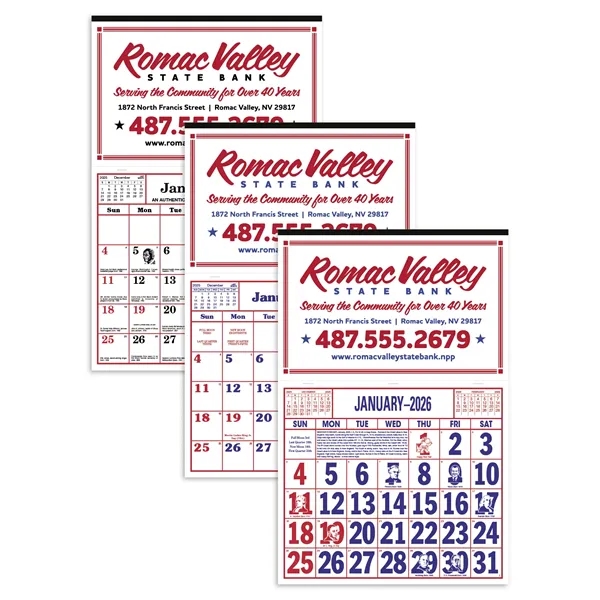 Skinner & Kennedy™ Apron Style Calendar