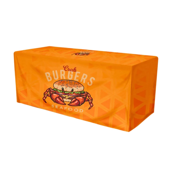 8' Fitted Full-Color Table Throw