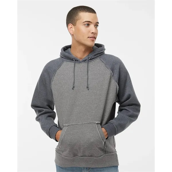 J. America Men's Vintage Heather Hooded Sweatshirt