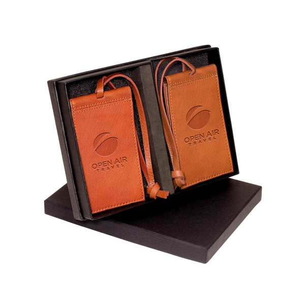 Leeman Voyager Barclay Magnetic Luggage Tag Set
