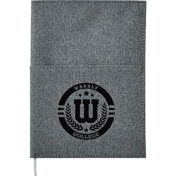 FSC® Mix 5" x 7" Canvas Pocket Refillable Notebook