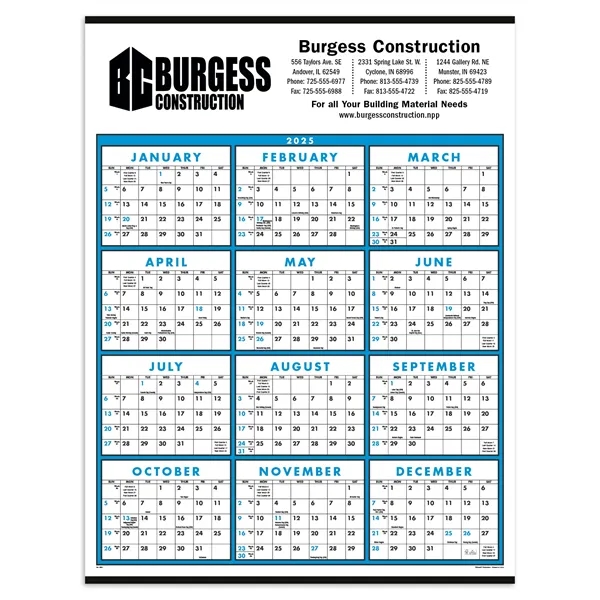 Triumph® Calendars Span-A-Year Non-Laminated Calendar