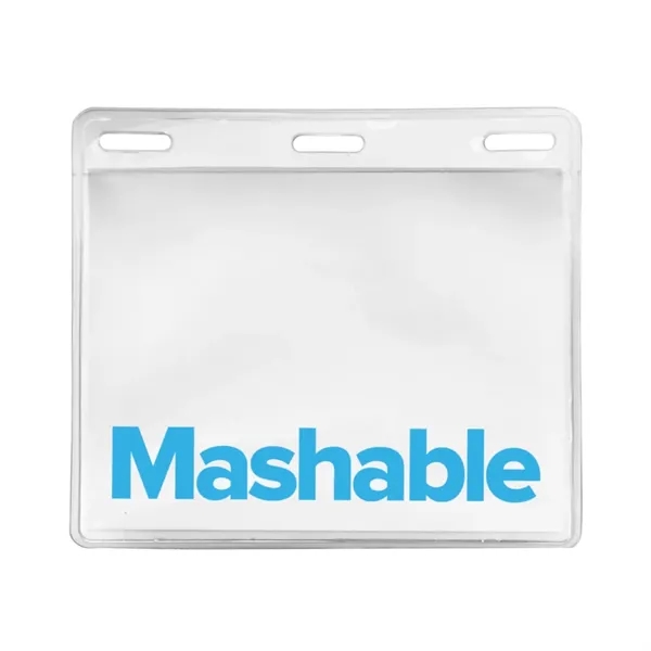 4" x 3" Printed Horizontal Vinyl Pouch
