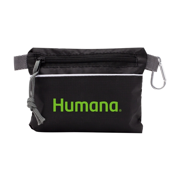 Premium First Aid Kit In A 7.5"Wx5.5"H Zippered Pouch