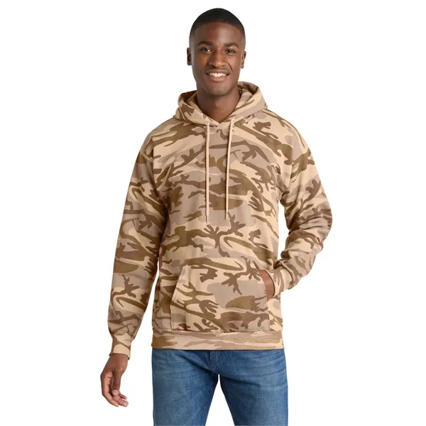 Port & Co Core Fleece Camo Pullover Hooded Sweatshirt.