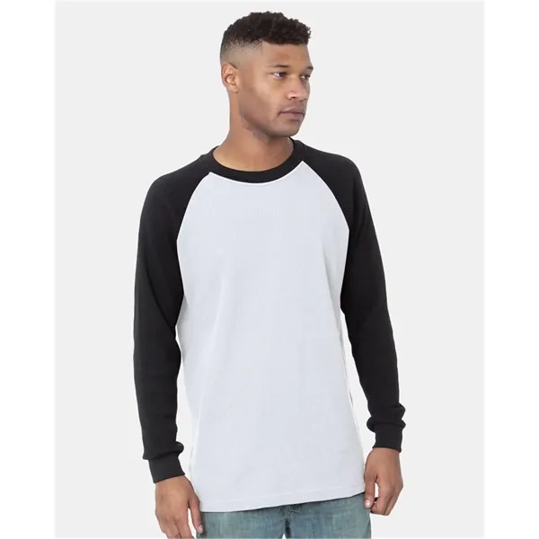 Bayside Men's USA-Made Heavyweight Waffle Knit Thermal Ra...