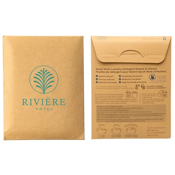 Quick Wash Laundry Detergent Sheets