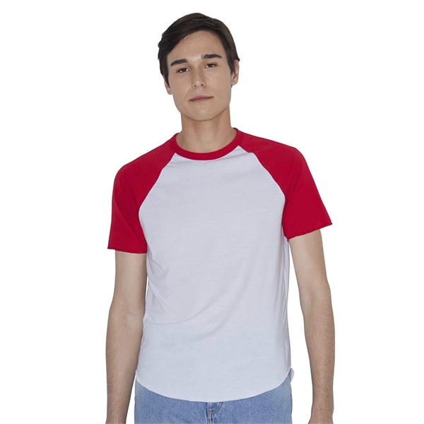 American Apparel Unisex Poly/Cotton Raglan Tee