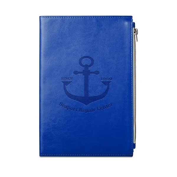 Element Softbound Journal With Zipper Pocket 5.7" X 8.5"