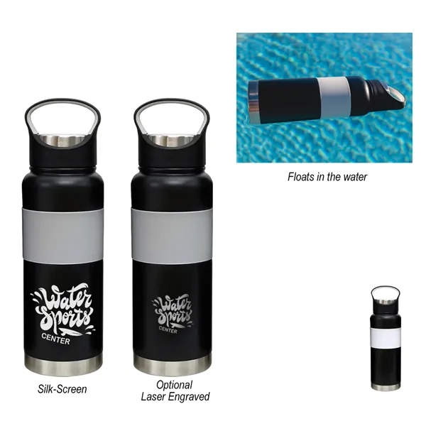 24 Oz. Floating Stainless Steel Bottle