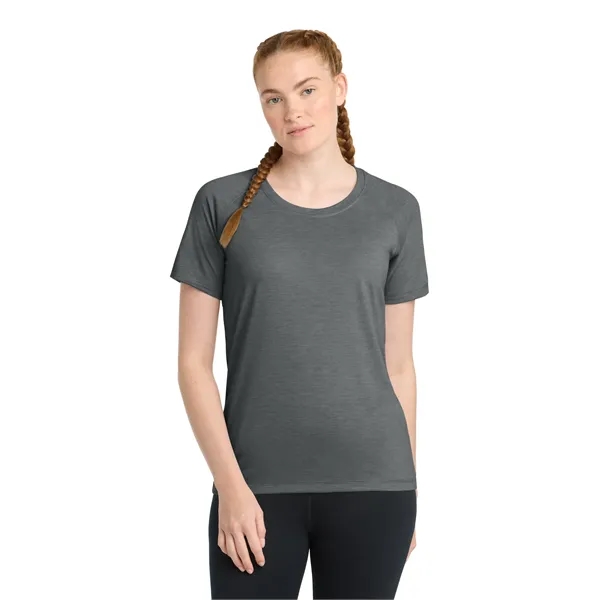 Sport-Tek Women's PosiCharge Tri-Blend Wicking Scoop Neck...