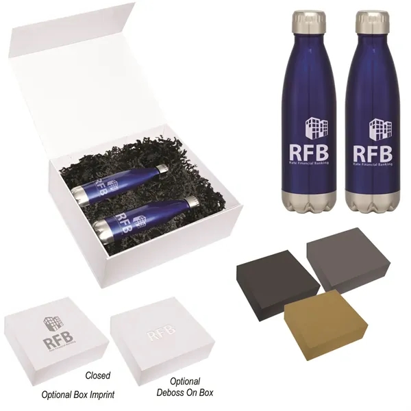 16 Oz. Swiggy Stainless Steel Bottle Gift Set