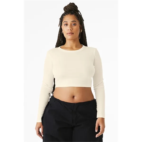 BELLA+CANVAS Women's Micro Rib Long Sleeve Baby Tee