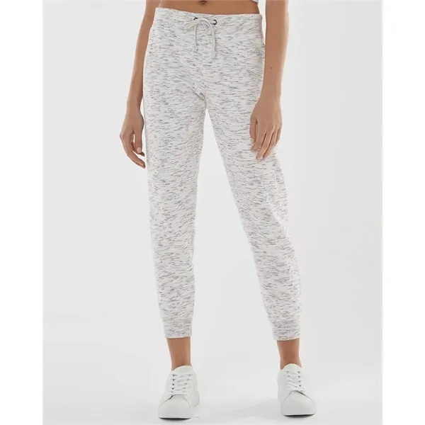 J. America Women's Melange Fleece Joggers