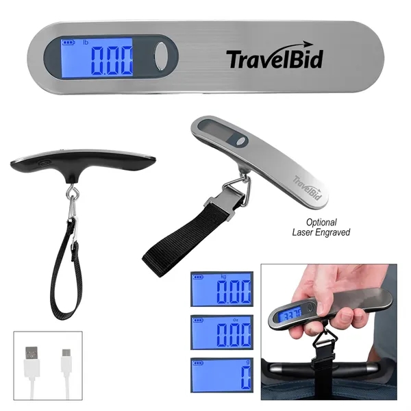 Rechargeable Luggage Scale With Digital Display