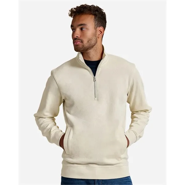 J. America Unisex BTB Fleece Quarter-Zip Sweatshirt