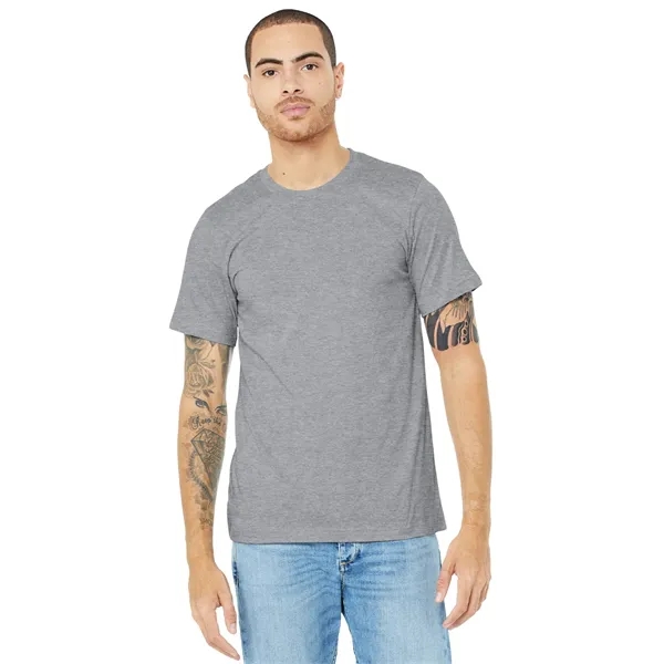 BELLA+CANVAS Unisex Heather CVC Short Sleeve Tee.