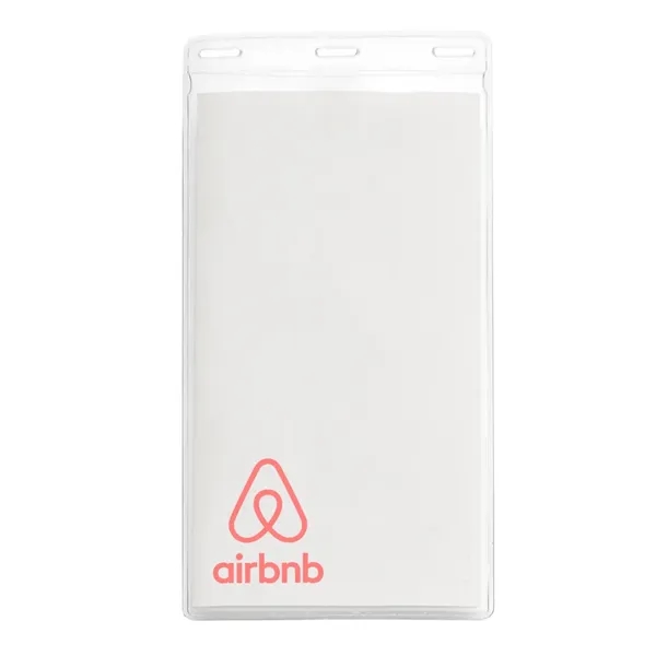 4" x 8" Printed Oversized Vertical Vinyl Pouch