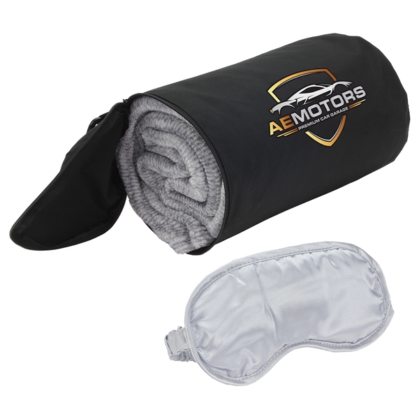 AeroLOFT® Business First Travel Blanket with Sleep Mask