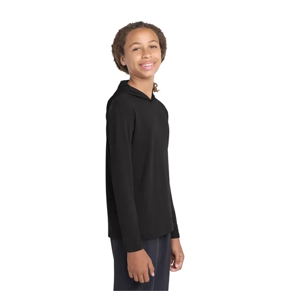 Sport-Tek Youth PosiCharge Competitor Hooded Pullover.