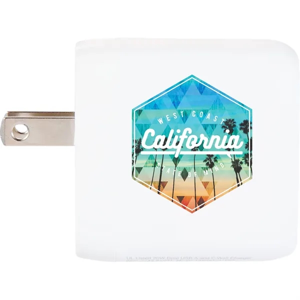 UL Listed 20W Dual USB A and C Wall Charger